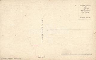 Italian art postcard, modern couple s: Bompard