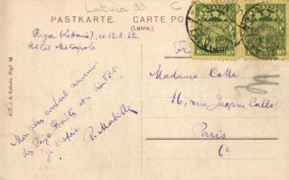 Riga, Wöhrmannscher Park, Polytechnikum / Wöhrmann's park, Polytechnical Institute