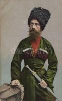Inegousche, Types de Caucase / Ingush man, Caucasian folklore, Ingus férfi, kaukázusi folklór