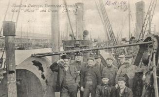 Russian Outrage, Damaged Trawler, S.J. Mino and crew; the North Sea Incident