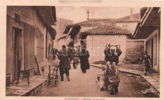 Durrës, Durazzo; Strada Principale / main street, folklore