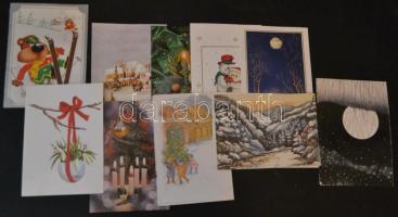 Több mint 500 db MODERN motívumlap (karácsony és húsvét üdvözlőlapok, néhány külföldi és magyar váro...