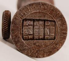 MÁV vasúti bélyegző Hajdúsámson / Railroad seal maker