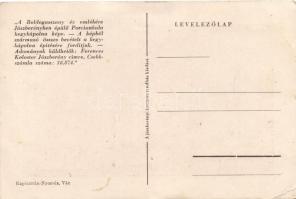 Jászberény, Porciunkula kegykápolna, reklám a hátoldalon (EK)