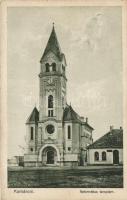 Komárom, Református templom, Hacker Dezső kiadása / Calvinist church (wet damage)