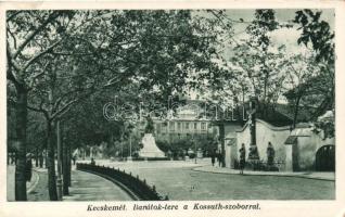 Kecskemét, Barátok tere, Kossuth szobor (EK)