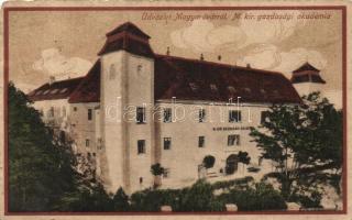 Mosonmagyaróvár, Magyaróvár; Királyi Gazdasági Akadémia (ázott / wet damage)