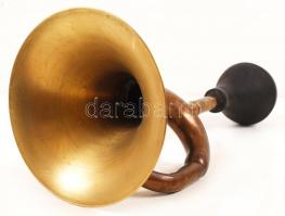 cca 1920 Működő autókürt / Horn for automobiles 41 cm