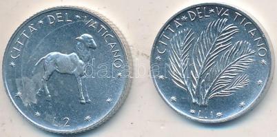 Vatikán 1973. 1L + 2L "VI. Pál" T:1-,2
Vatican 1973. 1 Lira + 2 Lire (2x) "Paul VI&qu...