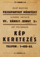 Cím nélküli vintage fotó, művészfólián keresztül másolva, üvegezett keretben 21x26 cm