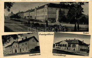 Szentgotthárd, vasútállomás, Fő utca, Vámőrlaktanya (Rb)