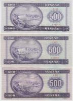 1969-1990. 500Ft (3x) T:I,I-