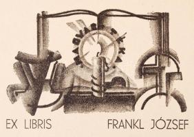 7 db ex libris jegyzett magyar alkotóktól: Toroczkay Oszvald, Nyerges János, Nibelszky Géza, Márk Lajos, Kontuly Béla, Kohán György, Jávor Pál. Klf technikák