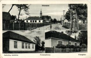 Nemesabony, Nagyabony; Katolikus kultúrház, községháza / Catholic community center, town hall (small tear)