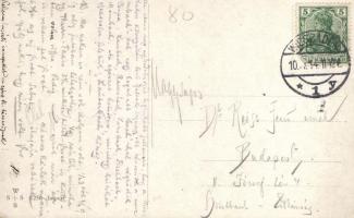 Italian art postcard, kissing couple s: Usabal