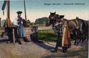 Hungarian folklore, horse (cut)