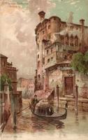 Venice, Venezia; Palazzo Contarini, litho s: P. Schmohl (Rb)