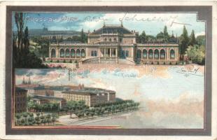 1898 Vienna, Wien; Kursalon, Parkring, litho s:  Erwin Pendl (Rb)