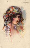 Italian art postcard, degami no. 628. s: Busi