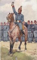 Cavalryman, B.K.W.I. 830-5 s: Ludwig Koch (fl)