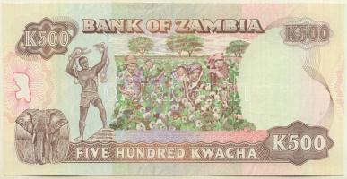 Zambia 1991. 500K T:I
Zambia 1991. 500 Kwacha C:UNC