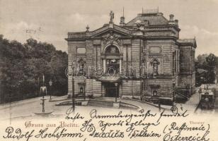 1898 Bielsko, Bielitz, Theater / theatre