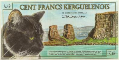 Kerguelen-szigetek 2012. 100Fr T:I
Kerguelen Islands 2012. 100 Francs C:Unc