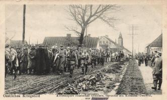 Augustowo, Abtransport russischer Offiziere / leaving Russian POWs