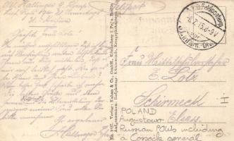 Augustowo, Abtransport russischer Offiziere / leaving Russian POWs