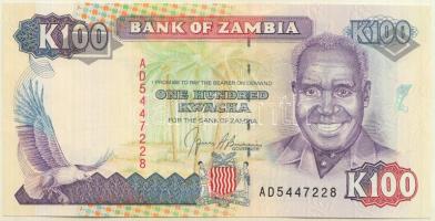 Zambia 1991. 100K T:I Zambia 1991. 100 Kwacha C:UNC