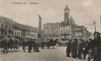 Brodnica, Strasburg in Westpreußen; Marktplatz / market place
