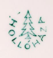 Kézzel festett, áttört Hollóházi bonbonniere 17x11 cm