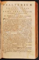 Breviarium Romanum.... Pars Aestivalis. Budae, 1814. Typ. Regiae Universitatis Hungaricae 780p. + 340p. +32p. Korabeli, kissé sérült gerincű egészbőr kötésben / Damaged full leather binding