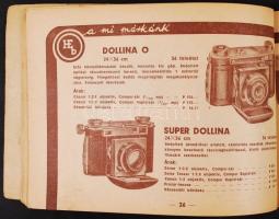 cca 1940 2 db fotós árjegyzék: Hatsek Emil, Agfa. mind sok képpel / 2 photo and camera booklet