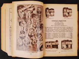 cca 1940 2 db fotós árjegyzék: Hatsek Emil, Agfa. mind sok képpel / 2 photo and camera booklet