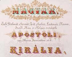 Védett! 1880 Címeres nemesi kiváltságlevél Hérics Tóth János soproni törvényszéki elnöknek, törvénye...