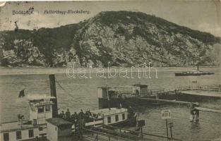 Budapest, Lánchíd - 2 db régi képeslap