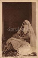 3 db RÉGI használatlan Bedouin folklór motívumú képeslap / 3 old unused Bedouin folklore motivecards