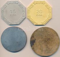 1962. "Eredményes propagandista munkáért - KISZ Budapesti Bizottsága" Br emlékérem dísztok...