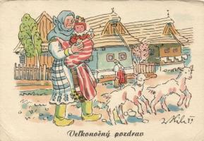 42 db RÉGI motívum lap, üdvözlőlapok, közte néhány litho / 42 old motive cards, greeting cards, incl...