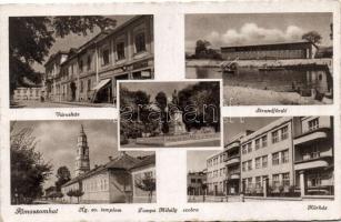 Rimaszombat - 15 db RÉGI városképes lap, benne egy speciális bélyegzéssel / 15 old postcards, So. St...