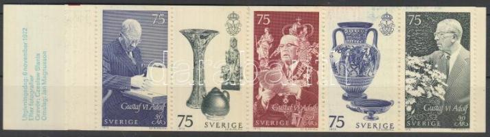 King Gustav Adolf VI. stamp-booklet VI. Gusztáv Adolf király bélyegfüzet