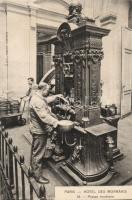 Paris, Hotel des Monnaies, Pressé monétaire / coin factory, mintage, interior (Rb)