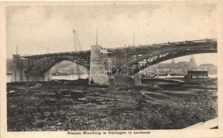 Nijmegen, Waalbrug under construction / bridge (fl)