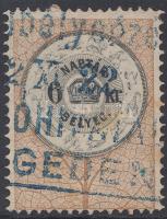 1881 Naptárbélyeg 6kr F:13, ritka