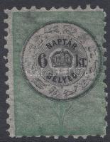 1870 Naptárbélyeg 6kr