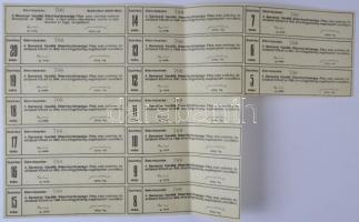 Pécs 1926. "Baranyai Gazdák Részvénytársasága" részvénye 75P-ről, szelvényekkel T:II