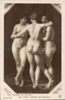 41 db RÉGI használatlan festmény motívumú művészlap, Louvre / 41 old unused motive cards; paintings,...