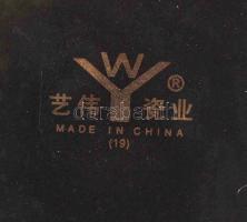 Nem használt 6 személyes kínai tojáshéj porcelán teáskészlet eredeti díszdobozban, hibátlan állapotb...