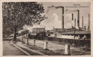 Gliwice, Gleiwitz; Oberschlesische Chamottfabrik / factory